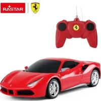 Машина на радиоуправлении Rastar 76000R Ferrari 488 GTB, цвет красный 1:24