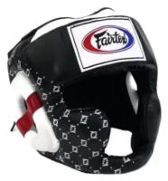 Боксерский шлем Fairtex HG10 Black (XL)