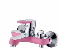 POTATO, Смеситель для ванны литой с розовым эмалевым покрытием P30223-13