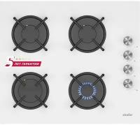 Газовая варочная панель Simfer H60K40C000, белый