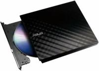 Привод DVD±RW внешний ASUS SDRW-08D2S-U LITE Black slim USB2.0, DVD±R 8x, DVD+RW 8x, DVD-RW 6x, DVD±R DL 6x, DVD-RAM 5x, CD/R/RW 24/24/16, RTL