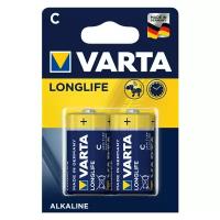 Батарейка VARTA LONGLIFE C/LR14, в упаковке: 2 шт