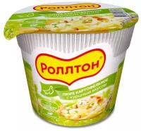 Пюре картофельное Роллтон куриное (стак) 40г х 24