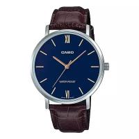 Наручные часы CASIO Collection MTP-VT01L-2B, синий, серебряный