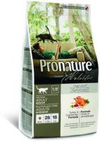 Pronature Holistic Adult Indoor Сухой корм для взрослых домашних кошек (с индейкой и клюквой), 340 гр