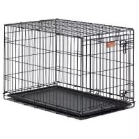 Клетка для собак Midwest iCrate 1530 76х48х53 см черный