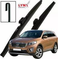 Дворники Kia Sorento (3) UM Киа Соренто 2014 2015 2016 2017 2018 Щетки стеклоочистителя зимние LYNXauto к-т 2шт, 650мм-400мм