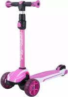 Детский 3-колесный городской самокат TechTeam Surf Girl, розовый