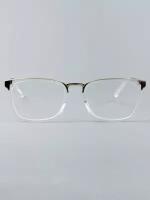 Готовые очки для чтения прозрачные с диоптриями +1.25 футляр