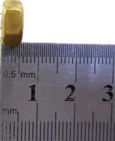 Гайка шестигранная латунная М 6 с шагом резьбы 1,0 мм (10 шт)