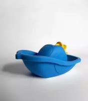 Мягкий катерок с вертушкой голубой для игры в воде Биплант