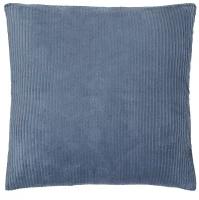 Чехол на подушку фактурный из хлопкового бархата темно-синего цвета из коллекции Essential, 45х45 с, Tkano, TK22-CC0016