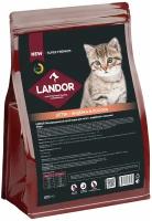 Landor Kitten сухой корм для котят Индейка и лосось, 400 г