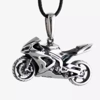 Кастомный кулон Crazy Silver Мотоцикл Yamaha R1 Big 019-008