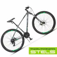Велосипед горный Navigator-930 MD 29" V010, 16.5" Антрацитовый/Зеленый (item:040)