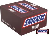 Snickers Minis с карамелью, арахисом и нугой, 2.9 кг, флоу-пак