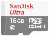 Карта памяти Micro SD SanDisk Ultra 16GB Class10 80MB/s (SDSQUNS-016G-GN3MN)