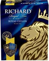 Ричард Роял Цейлон 100 пакетиков Richard Royal Ceylon