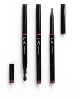 Карандаш механический для бровей с треугольным грифелем NEW/Mechanical eyebrow pencil NEW "Brown"