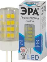 Лампочка светодиодная ЭРА STD LED JC-3,5W-220V-CER-840-G4 G4 3,5ВТ керамика капсула нейтральный белый свет