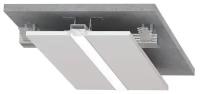 Теневой профиль для гипсокартона FerGipps СЛ ТР 35 (2м), алюминий (1,3мм ), порошковая, окраска черная (RAL 9005)