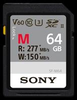 Карта памяти Sony SF-M64 SDXC 64GB Class10 U3 UHS-II 150/277 Mb/s