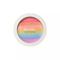 The Saem Румяна-хайлайтер компактные Eco Soul Prism Blusher