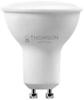 Лампочка Thomson TH-B2103, GU10, MR16, 4 Вт, 3000К, полусфера, теплый белый свет