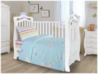 Постельное бельё адель Kids Крольчата, размер 107х140, 107х140, 40х60см, поплин 110г/м, хлопок 100%