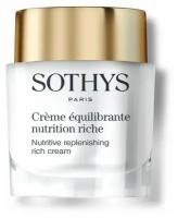 Sothys, Обогащенный питательный регенерирующий крем для лица Rich nutritive replenishing cream, 50 мл