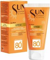 krassa_sun expert by krassa_крем д/защ.л./зоны декольте/татуажа spf 80 sun block 50 мл