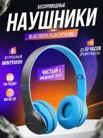 Беспроводные наушники P47 Bluetooth 5.0 EDR Wireless с микрофоном, FM-радио, с поддержкой SD-карты памяти (Mp3-плеер)