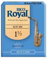 Трости для альт саксофона Rico Royal №1,5 (10 шт)