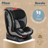 Автокресло ( 0-25 кг) Pituso Ruente Grey Black /Серо-черный