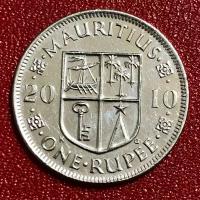 Монета Маврикий 1 Рупия 2010 год #5-2