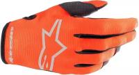 Мотоперчатки RADAR GLOVES ALPINESTARS (ярко оранжево-черный, Hot Orange/Black,411, M)