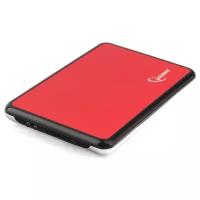 Внешний корпус для HDD 2.5" Gembird EE2-U3S-61, красный металлик, USB 3.0, SATA, нержавеющая сталь