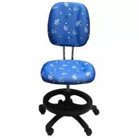 Детское компьютерное кресло Libao LB-C17 синий рисунок одуванчик