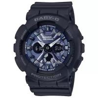 Наручные часы CASIO Baby-G BA-130-1A2, черный, синий