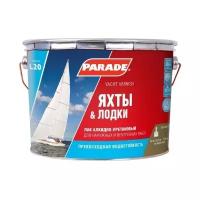 Parade L20 Яхты & Лодки бесцветный, полуматовая, 10 кг, 10 л