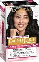 L'Oreal Paris Excellence стойкая крем-краска для волос, 1.00 Черный