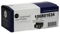 Картридж 106R01634 NetProduct подходит для Xerox Phaser 6000 6010 WC 6015 BK, 2000стр