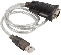 Адаптер RS232 Orient USS-101N USB Am - 9M конвертор COM порта Profilic PL2303HXD - кабель 0.8 м, крепёж - винты