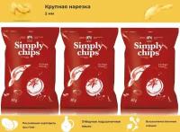 Чипсы картофельные Simply Chips "Острый томат" 3 шт по 80 г