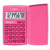 Калькулятор CASIO LC-401LV-PK-S-A-EP, 8-разрядный, розовый