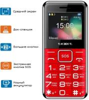 Мобильный телефон teXet TM-B319 красный