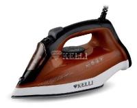 Утюг KELLI KL-1635 2600 Вт, коричневый/черный