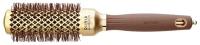 Термобрашинг Olivia Garden EXPERT BLOWOUT SHINE Wavy Bristles Gold&Brown, 35 мм