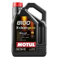 Синтетическое моторное масло Motul 8100 X-clean GEN2 5W-40, 4 л, 1 шт