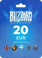 Пополнение счета Blizzard (Battle NET) на 20 EUR (€) Европа / Код активации Евро / Подарочная карта Близзард (Батл Нет) / Gift Card Battle NET